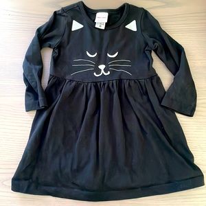Hanna Andersson black cat dress